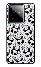 Cute Panda Realme GT 7 Metal Case Back Cover by Casekaro