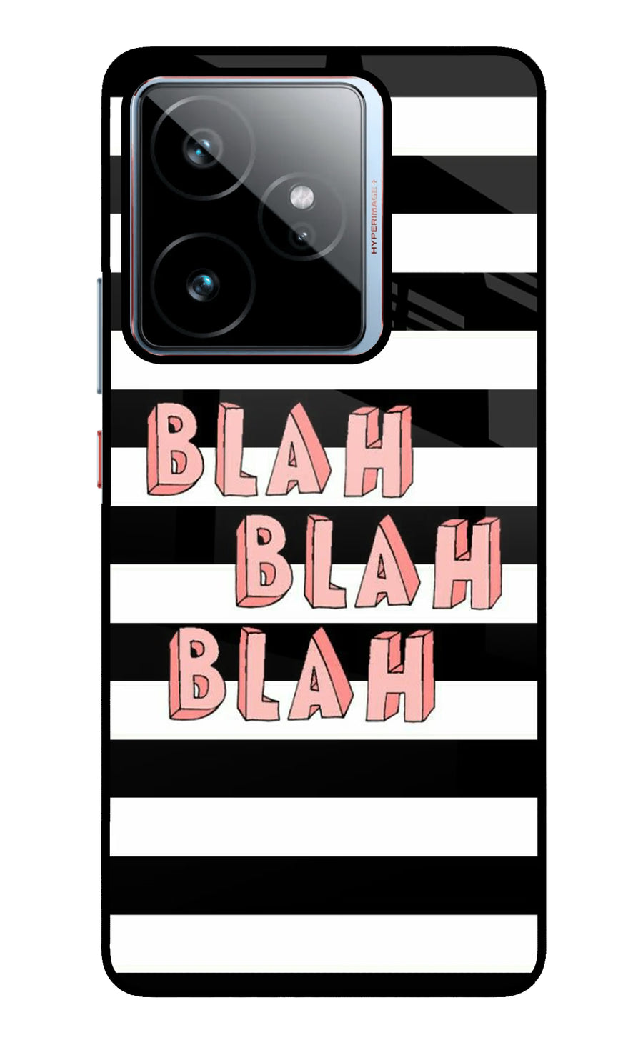 Blah Blah Blah Realme GT 7 Back Cover, Metal case