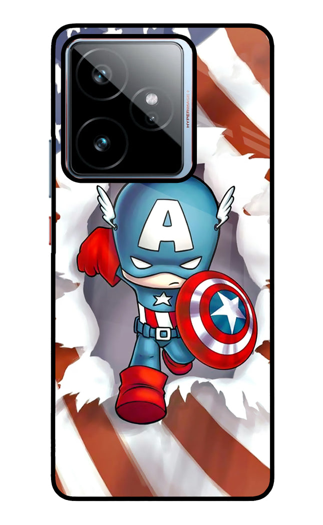 Captain America Realme GT 7 Metal Case Back Cover by Casekaro