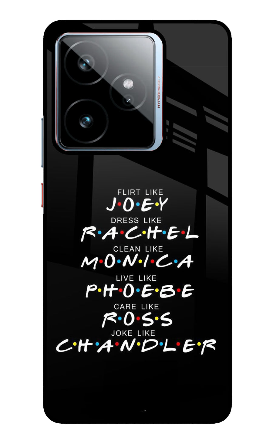 FRIENDS Character Realme GT 7 Back Cover, Metal case