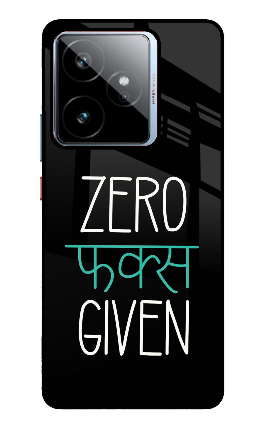 Zero Fucks Given Realme GT 7 Back Cover, Metal case