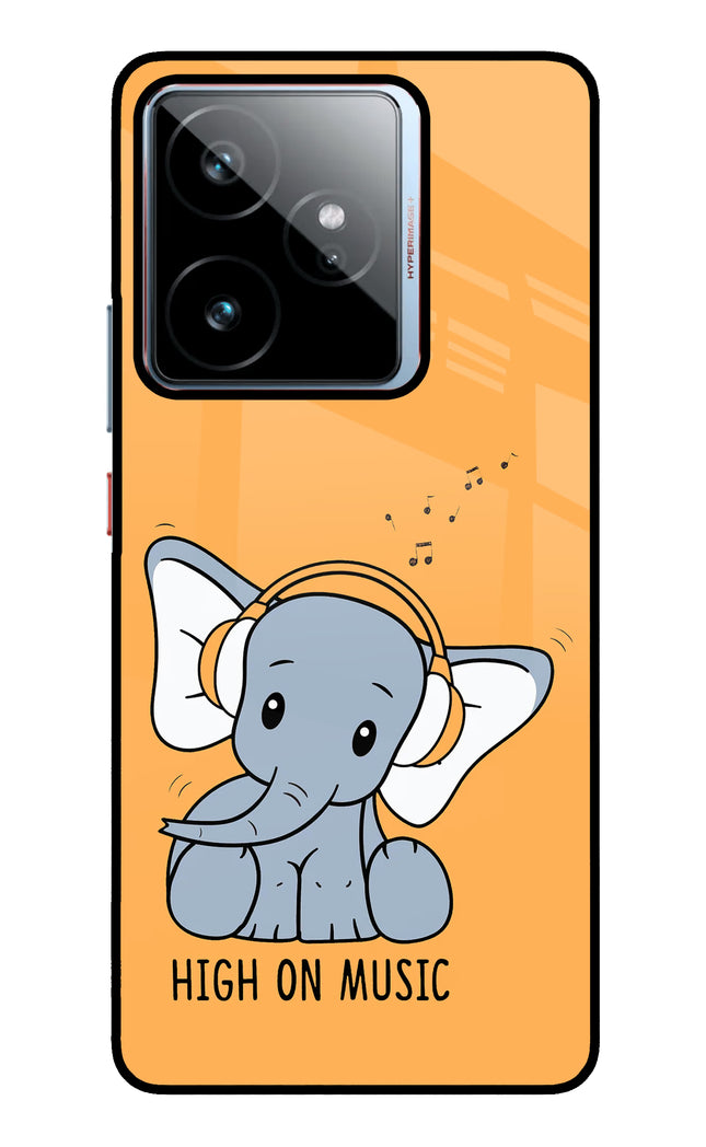 High On Music Realme GT 7 Metal Case Back Cover by Casekaro