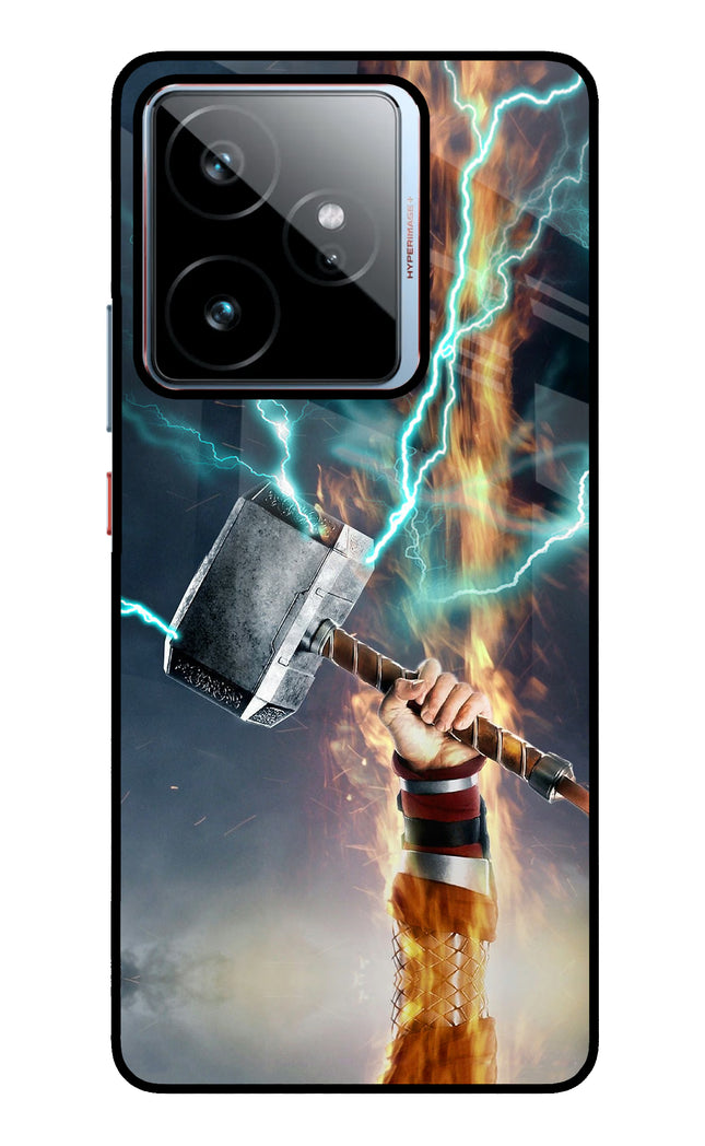 Thor Hammer Mjolnir Realme GT 7 Metal Case Back Cover by Casekaro