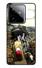 Ride More Worry Less Realme GT 7 Metal Case Back Cover by Casekaro