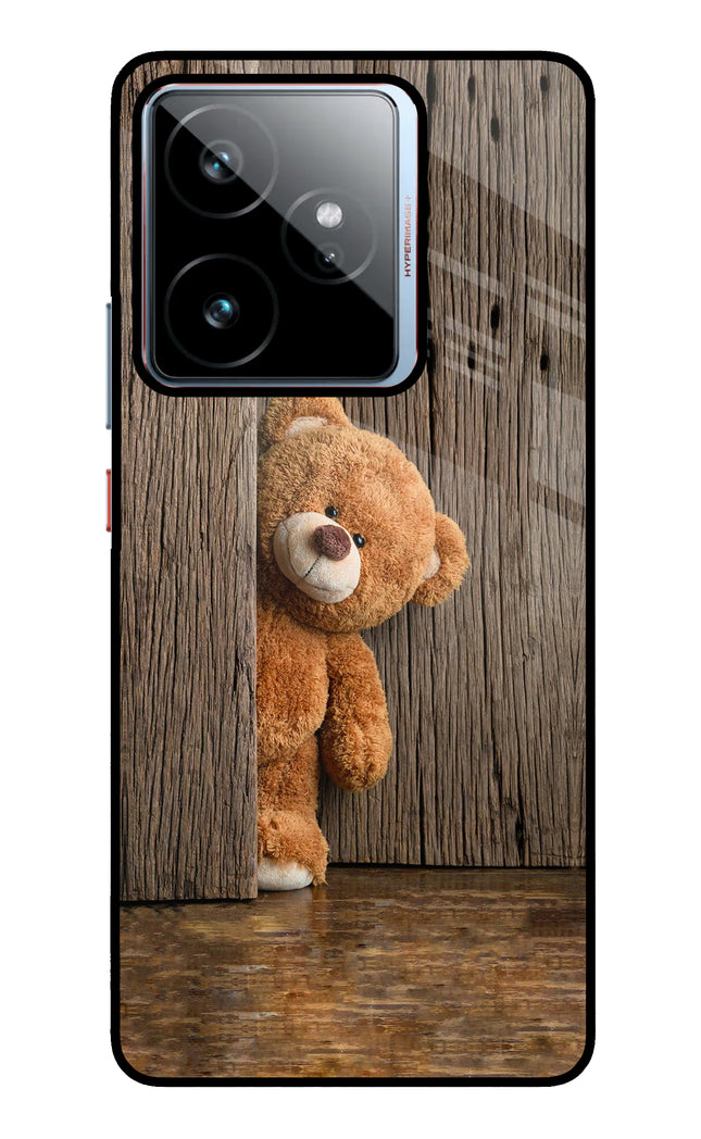 Teddy Wooden Realme GT 7 Metal Case Back Cover by Casekaro