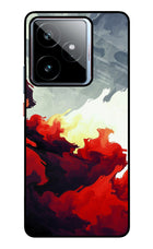 Fire Cloud Realme GT 7 Metal Case Back Cover by Casekaro