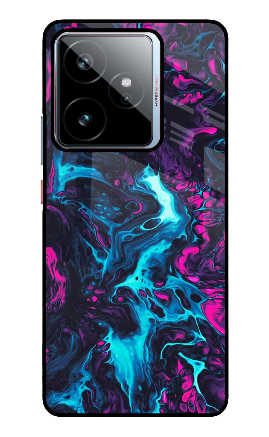 Abstract Realme GT 7 Back Cover, Metal case