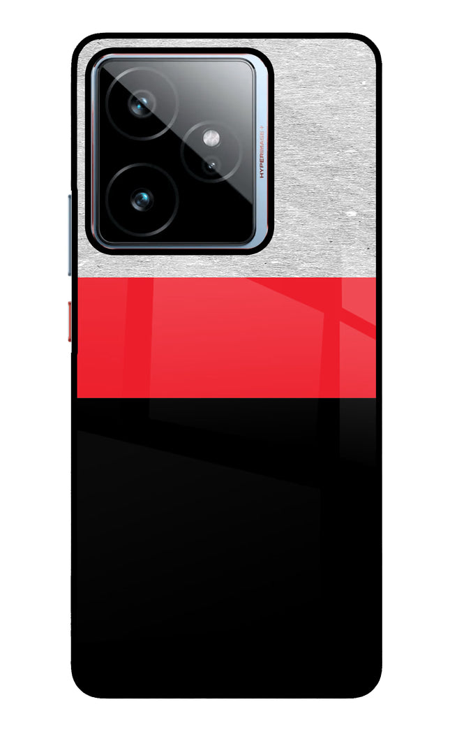 Tri Color Pattern Realme GT 7 Metal Case Back Cover by Casekaro