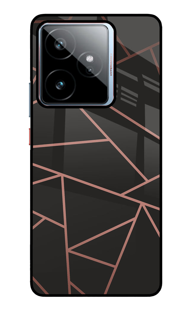 Geometric Pattern Realme GT 7 Metal Case Back Cover by Casekaro