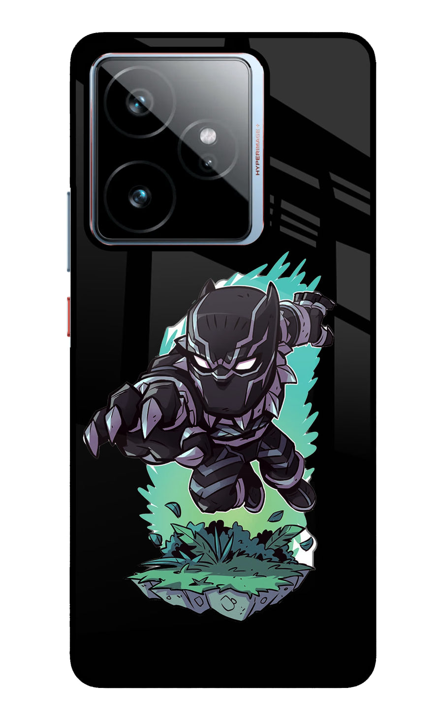 Black Panther Realme GT 7 Back Cover, Metal case
