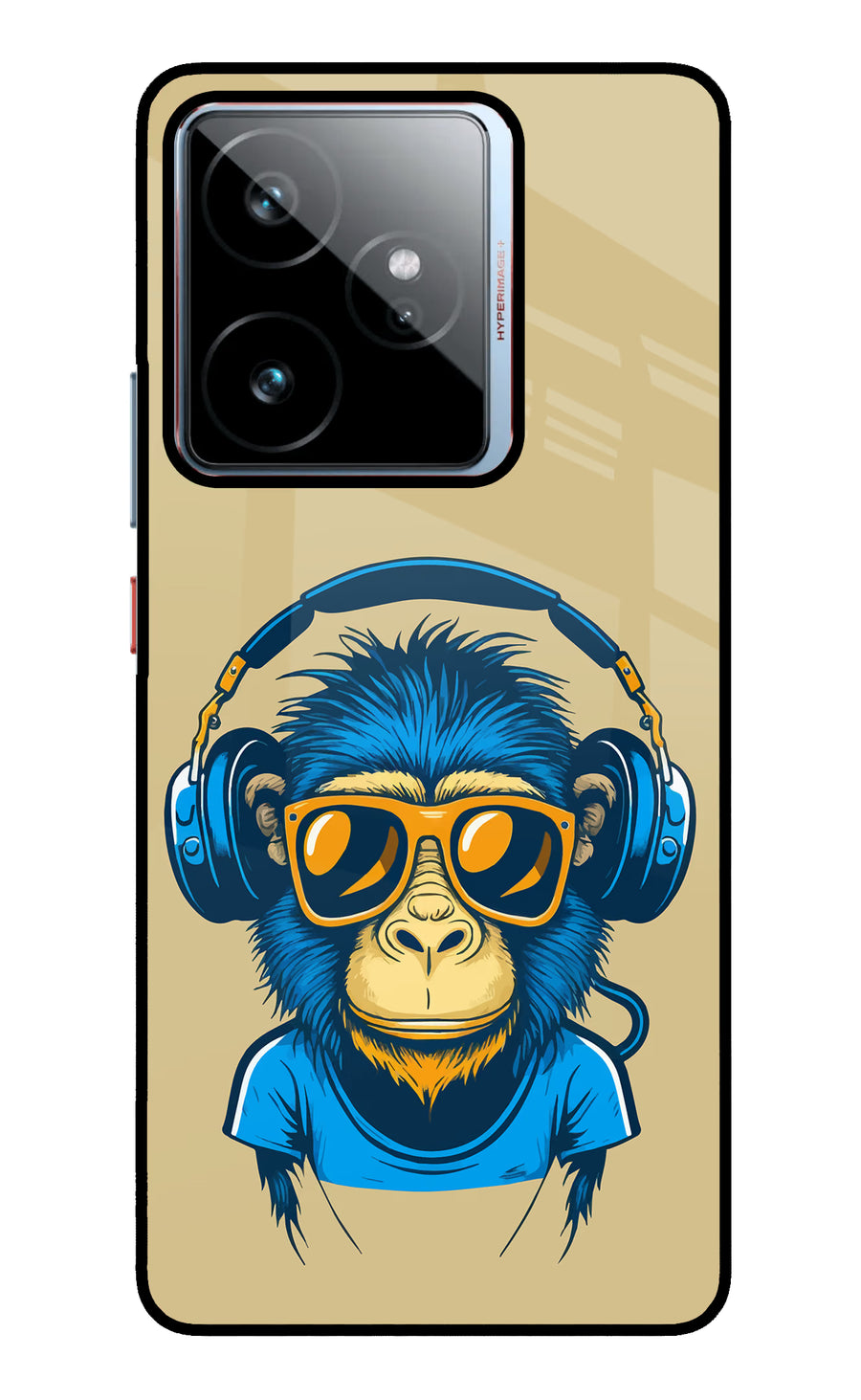 Monkey Headphone Realme GT 7 Back Cover, Metal case