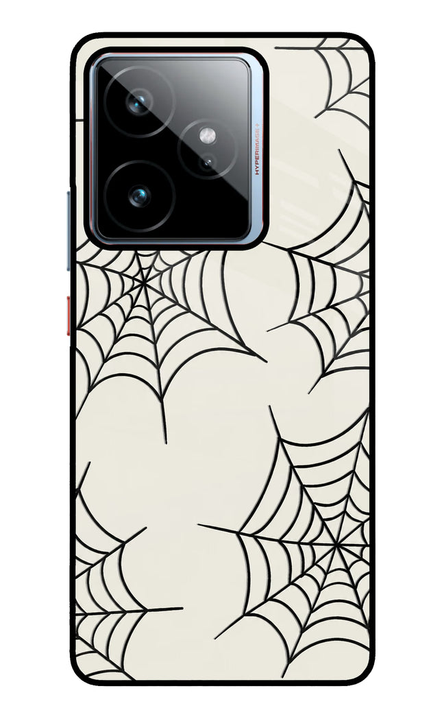 Spider Web Realme GT 7 Metal Case Back Cover by Casekaro