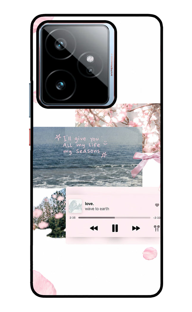 Wave to earth Realme GT 7 Metal Case Back Cover by Casekaro