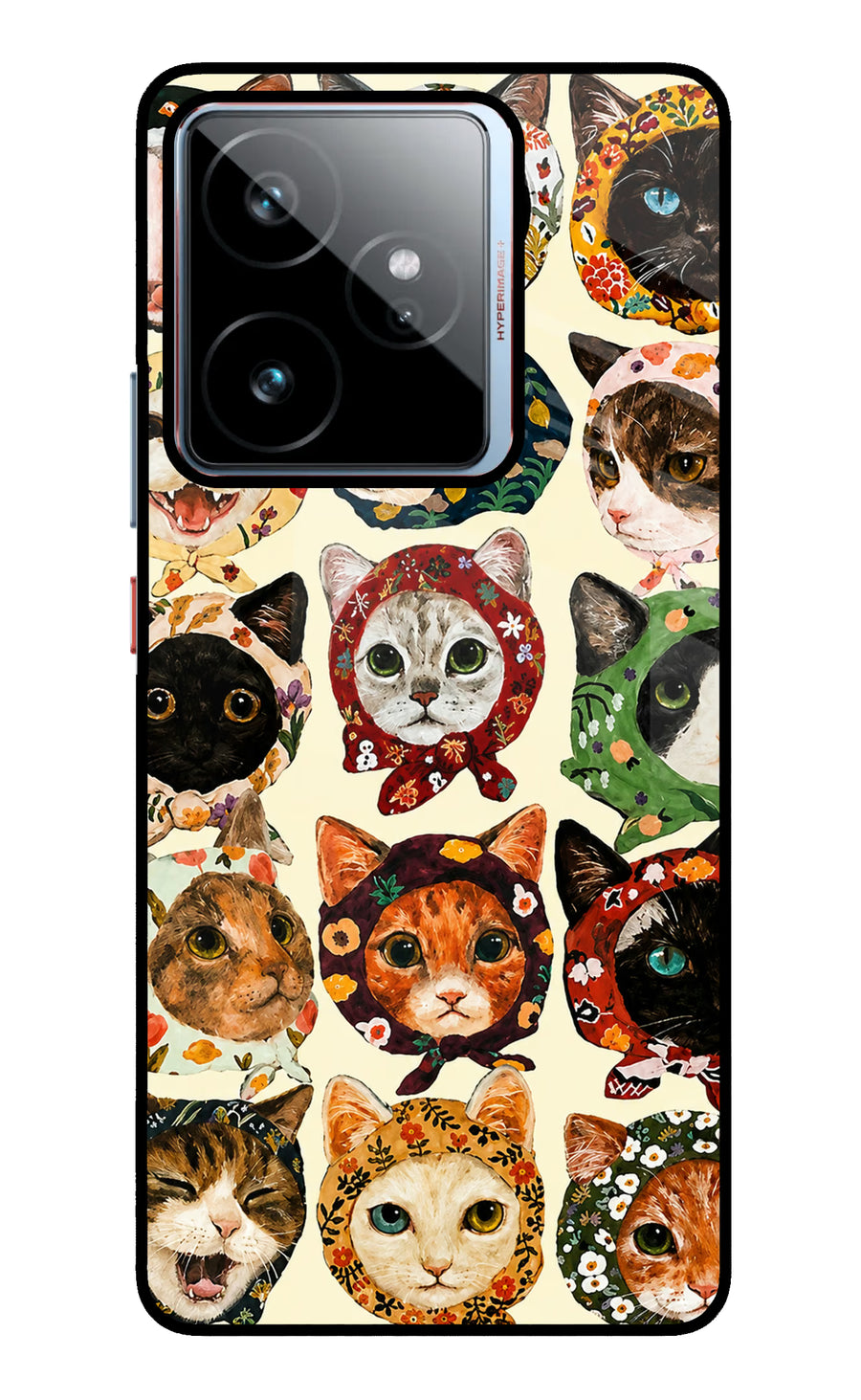 Cool Cat Realme GT 7 Back Cover, Metal case