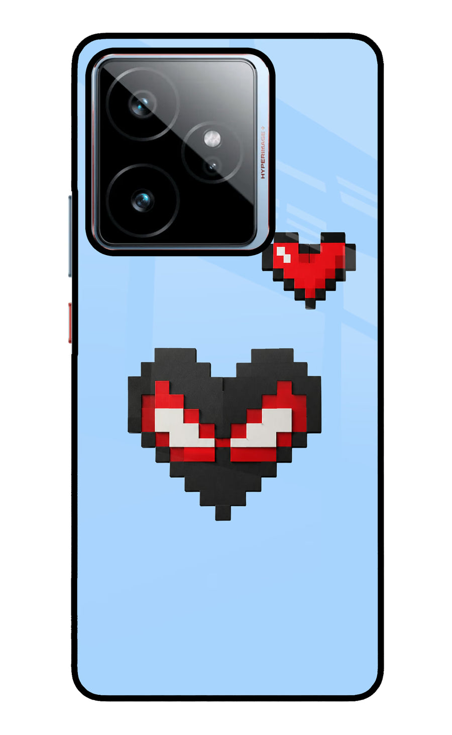 Peter Heart Realme GT 7 Back Cover, Metal case