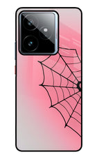 Pink Web Realme GT 7 Metal Case Back Cover by Casekaro