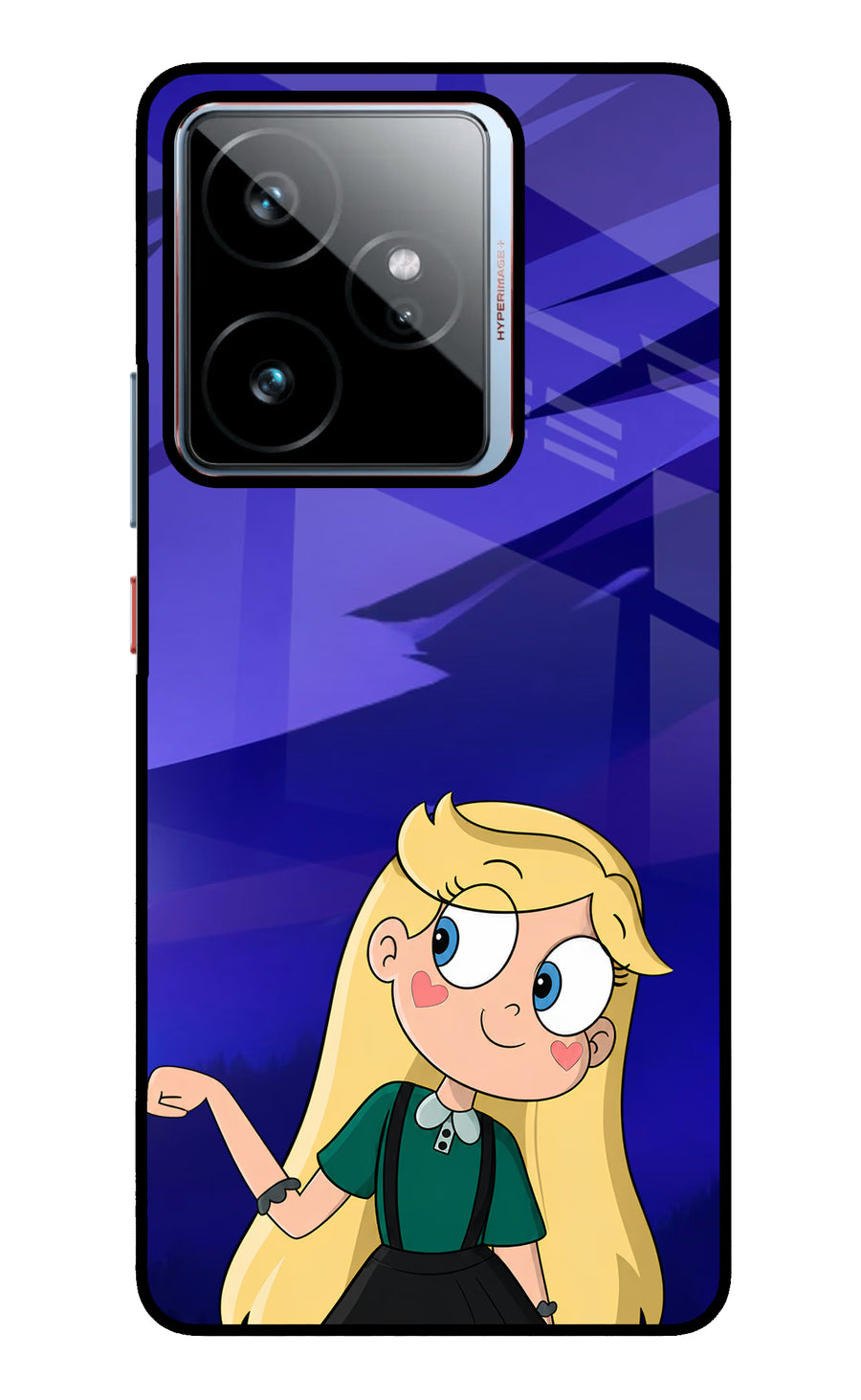 Star Glow Realme GT 7 Back Cover, Metal case
