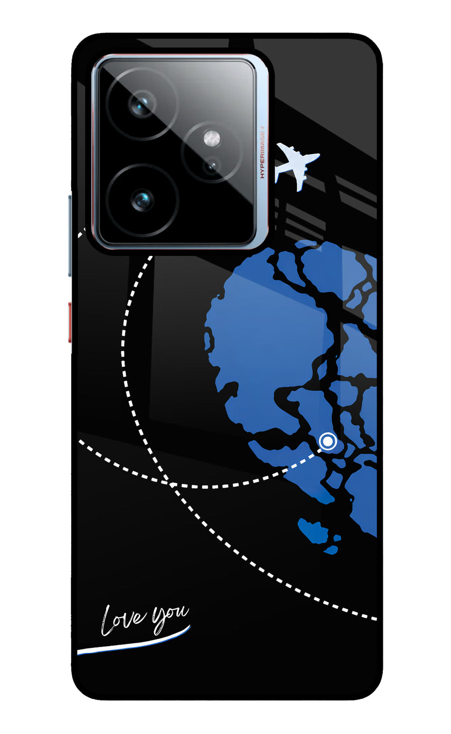 Love Orbit Realme GT 7 Back Cover, Metal case