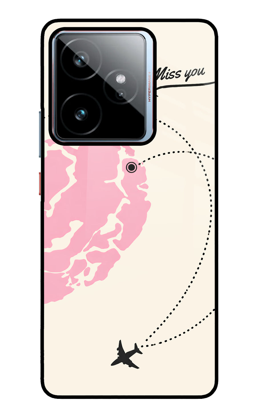 Miss Orbit Realme GT 7 Back Cover, Metal case