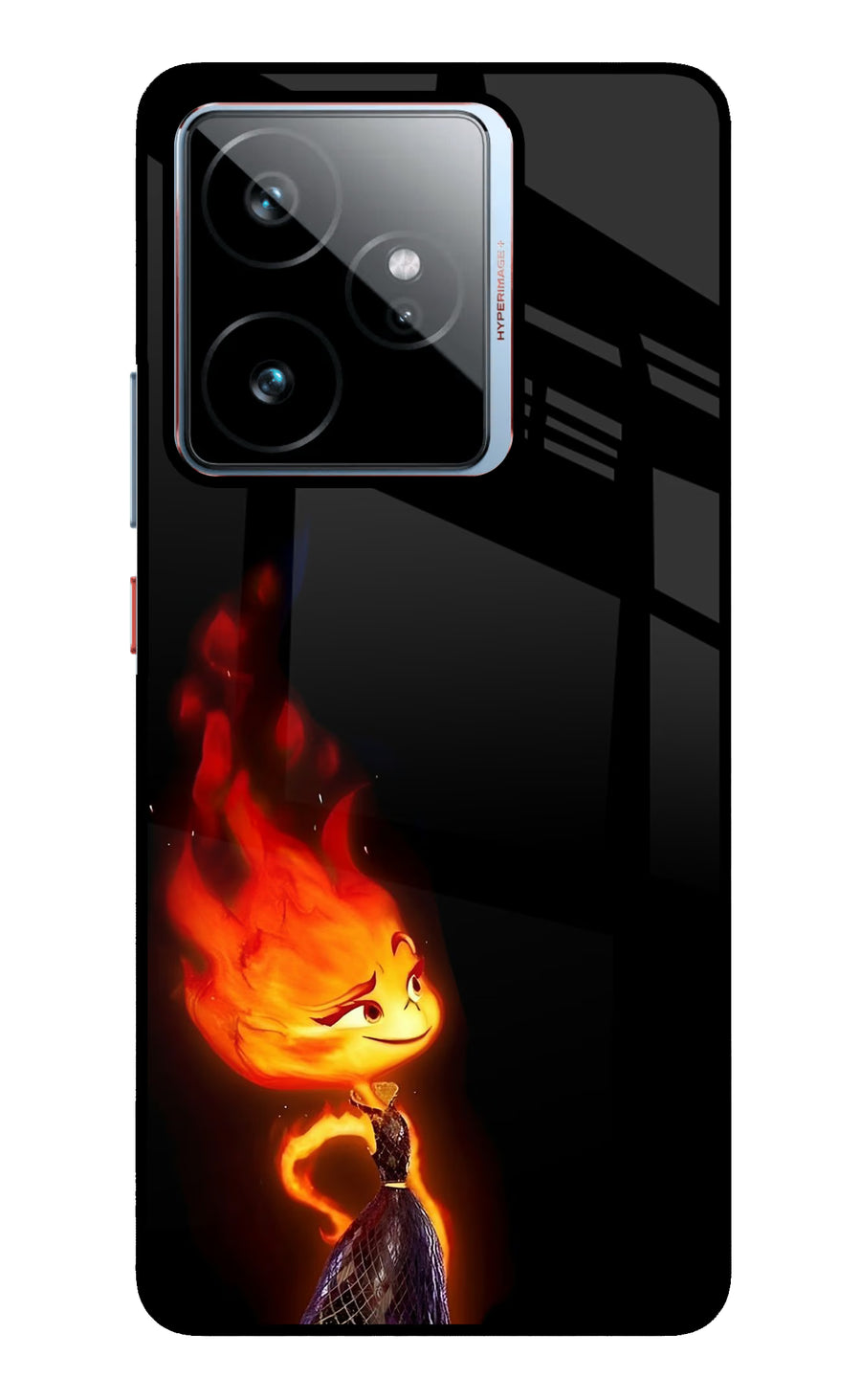 Ember Flame Realme GT 7 Back Cover, Metal case