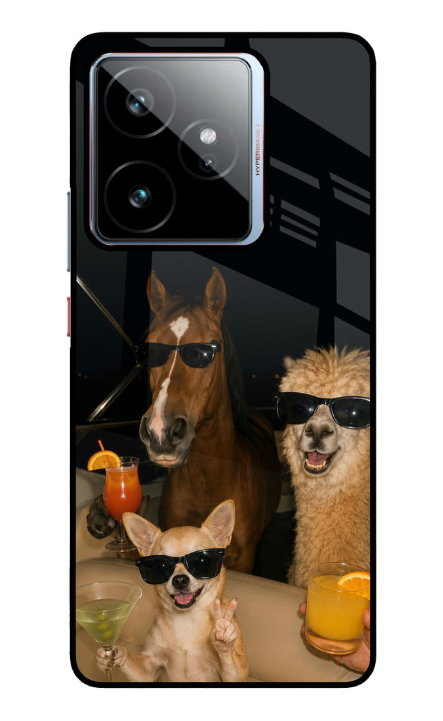 Party Squad Realme GT 7 Metal Case Back Cover by Casekaro