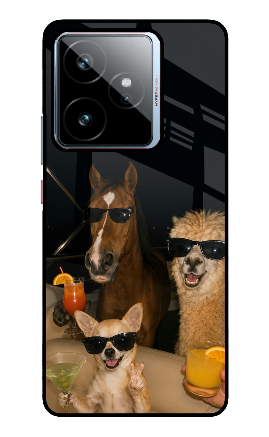 Party Squad Realme GT 7 Back Cover, Metal case