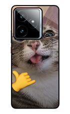 Silly Cat Call Realme GT 7 Metal Case Back Cover by Casekaro