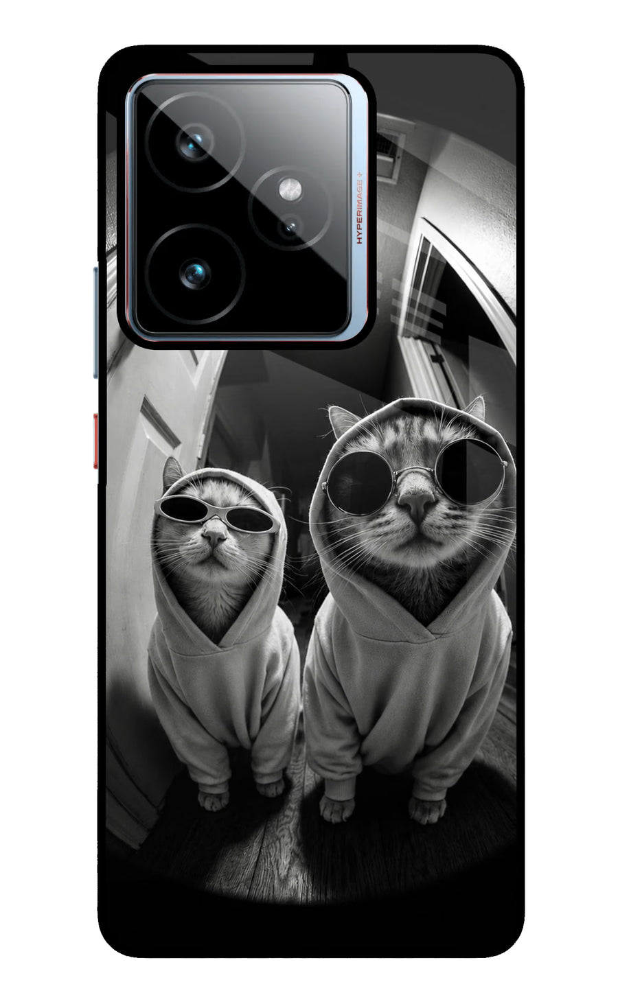 Hood Cats Realme GT 7 Back Cover, Metal case