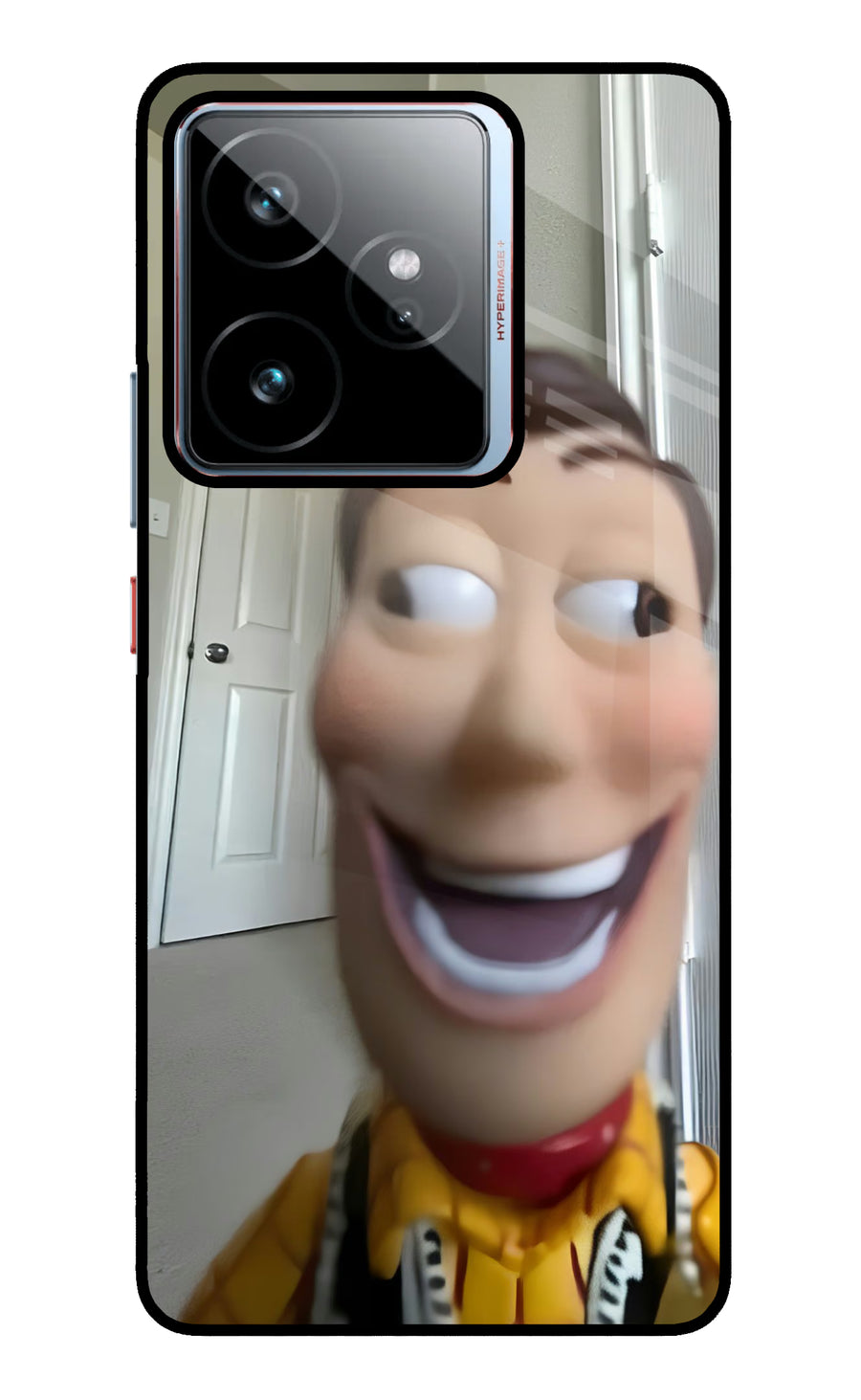 Side Eye Woody Realme GT 7 Back Cover, Metal case