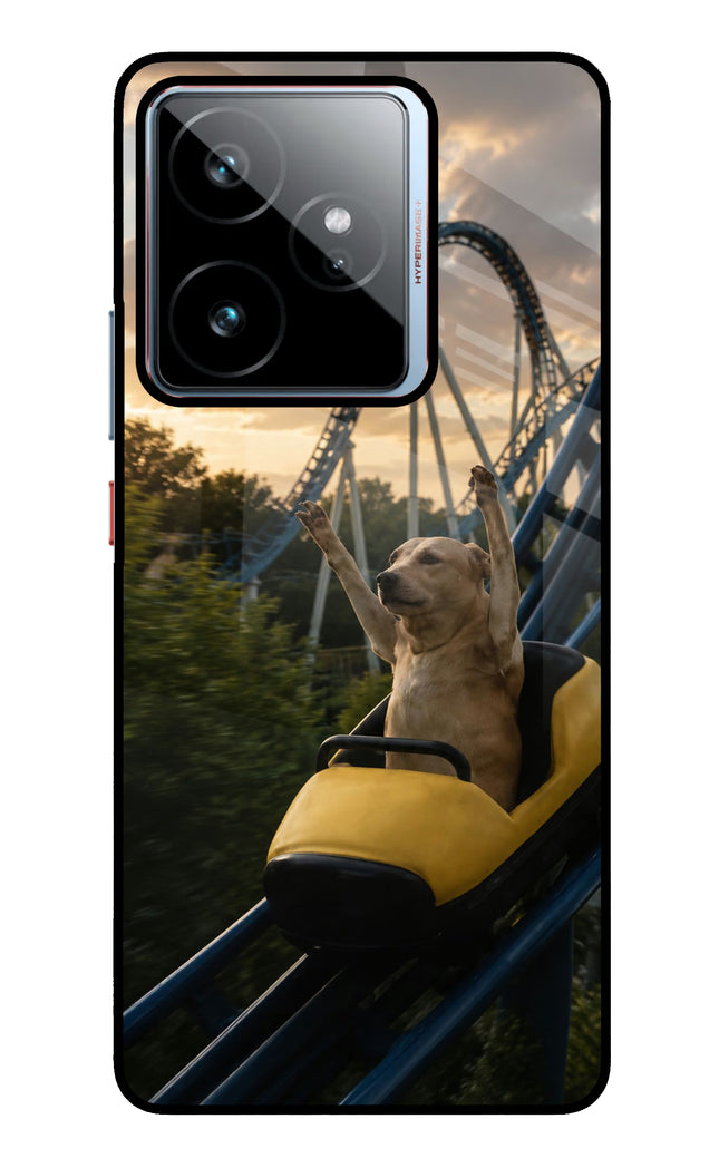 Rollercoaster Dog Realme GT 7 Metal Case Back Cover by Casekaro