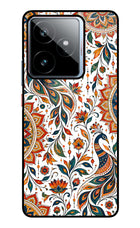 White Mayura Realme GT 7 Metal Case Back Cover by Casekaro