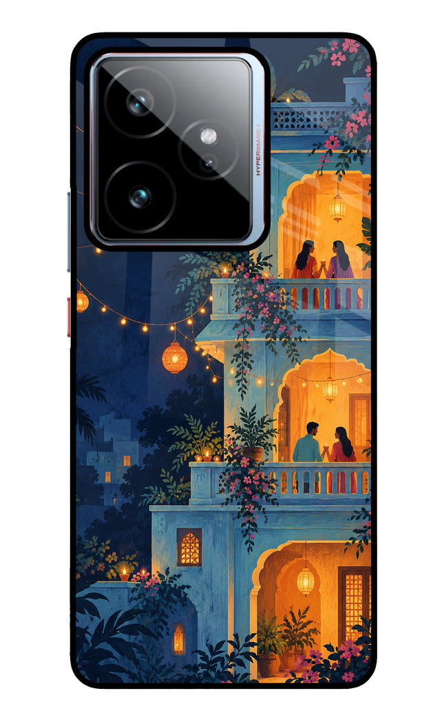 Balcony Glow Realme GT 7 Metal Case Back Cover by Casekaro