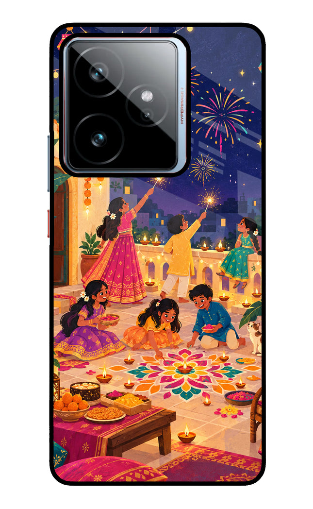 Diwali Night Realme GT 7 Metal Case Back Cover by Casekaro