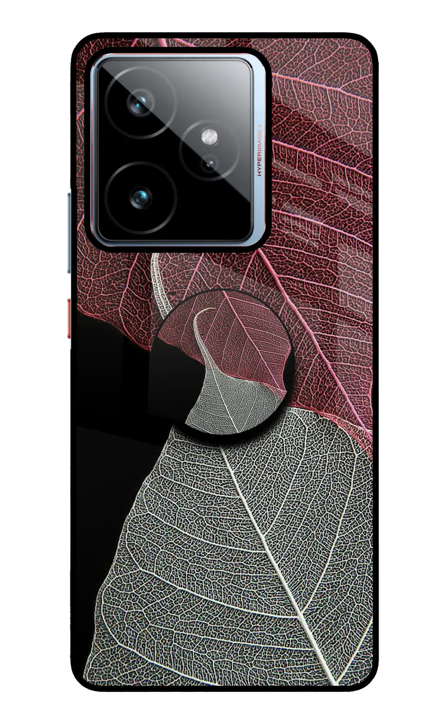 Leaf Pattern Realme GT 7 Pop Case, Metal case