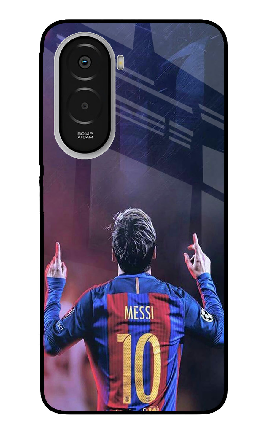 Messi Poco M7 Plus 5G Back Cover, Metal case