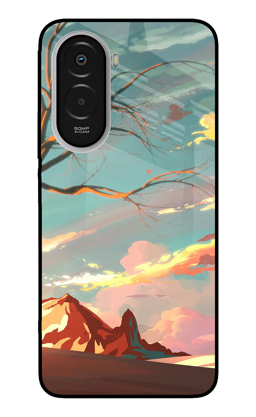 Scenery Poco M7 Plus 5G Back Cover, Metal case