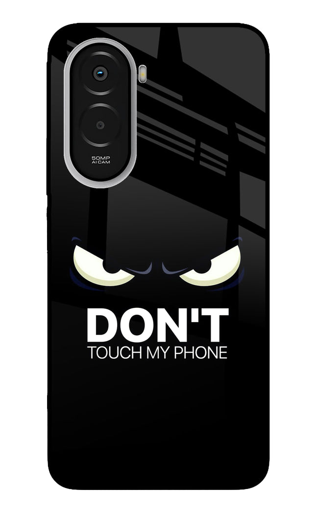 Don'T Touch My Phone Poco M7 Plus 5G Metal Case Back Cover by Casekaro