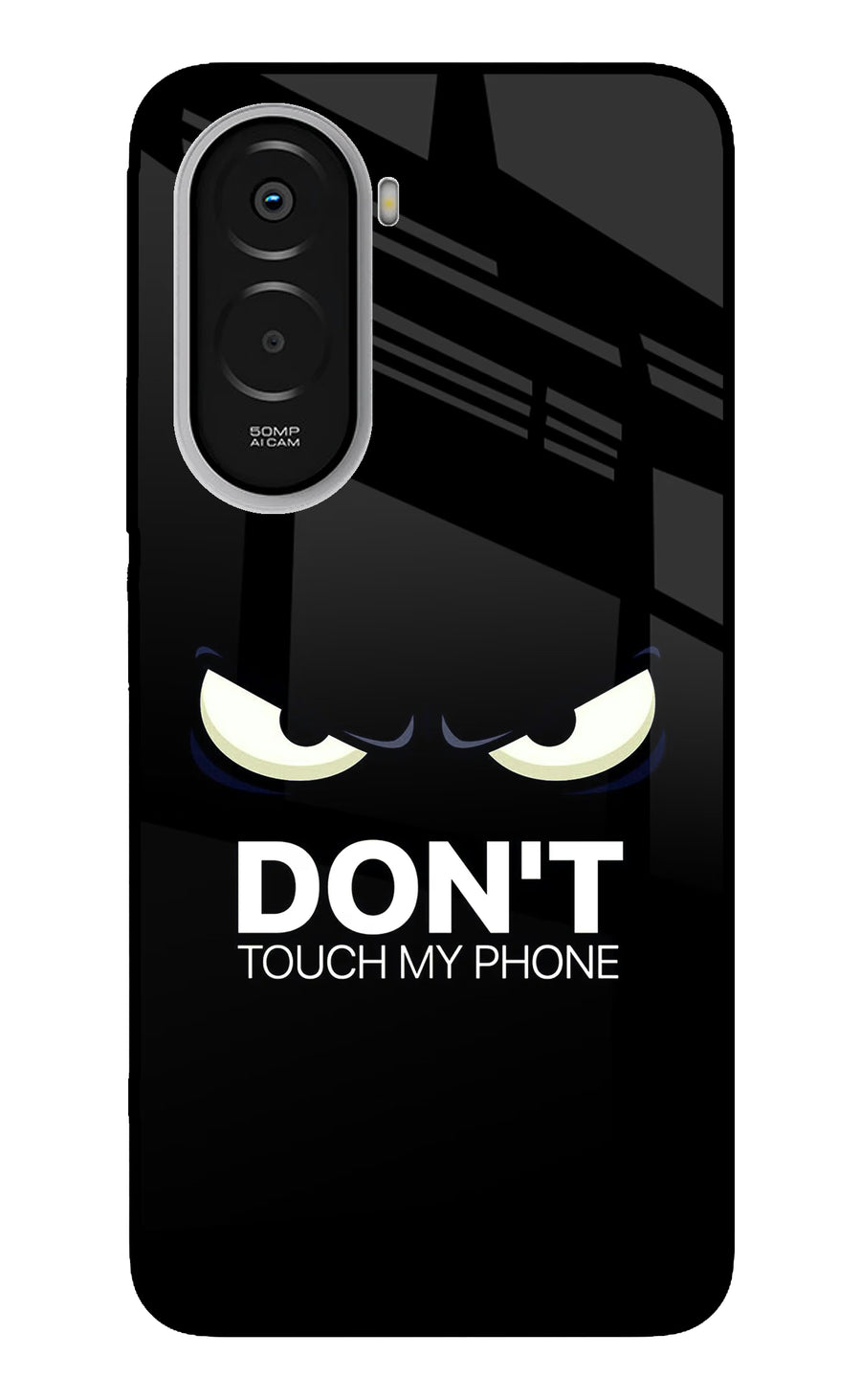 Don'T Touch My Phone Poco M7 Plus 5G Back Cover, Metal case