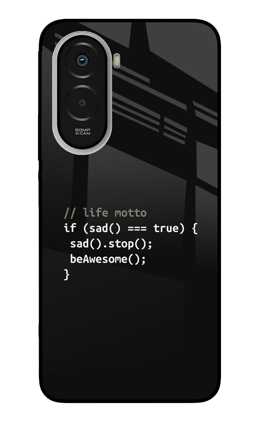 Life Motto Code Poco M7 Plus 5G Back Cover, Metal case