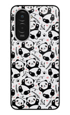 Cute Panda Poco M7 Plus 5G Metal Case Back Cover by Casekaro