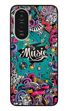 Music Graffiti Poco M7 Plus 5G Metal Case Back Cover by Casekaro