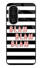 Blah Blah Blah Poco M7 Plus 5G Metal Case Back Cover by Casekaro