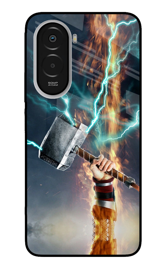 Thor Hammer Mjolnir Poco M7 Plus 5G Metal Case Back Cover by Casekaro