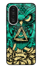 Green Owl Poco M7 Plus 5G Metal Case Back Cover by Casekaro