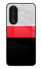 Tri Color Pattern Poco M7 Plus 5G Metal Case Back Cover by Casekaro