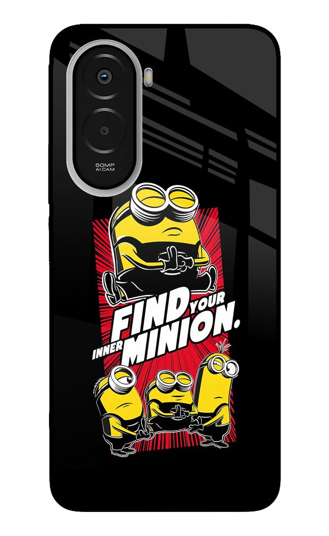 Find your inner Minion Poco M7 Plus 5G Metal Case Back Cover by Casekaro