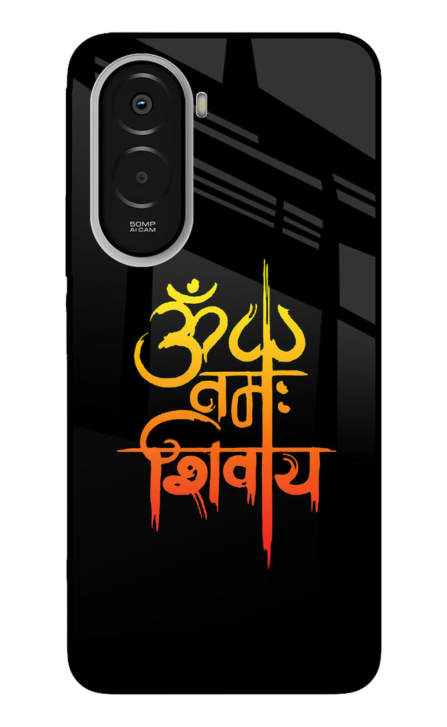Om Namah Shivay Poco M7 Plus 5G Metal Case Back Cover by Casekaro