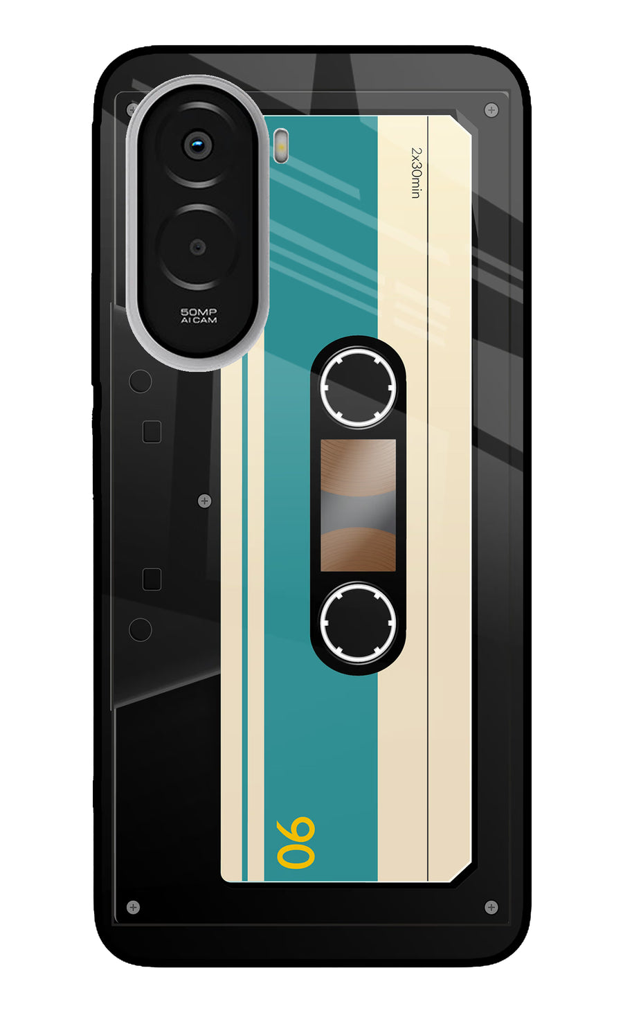 Cassette Poco M7 Plus 5G Back Cover, Metal case
