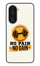 No Pain No Gain Poco M7 Plus 5G Metal Case Back Cover by Casekaro