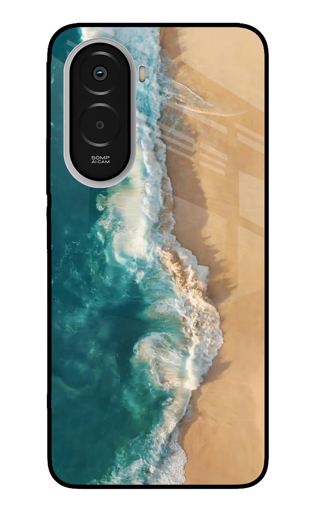 Ocean Beach Poco M7 Plus 5G Metal Case Back Cover by Casekaro